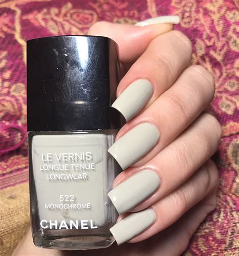 chanel 522 monochrome|Chanel longwear nail polish.